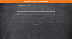 Desktop Screenshot of bigbearent.com